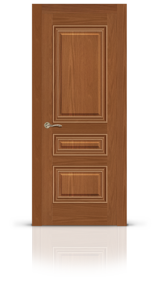 Межкомнатная дверь Элеганс-2 остекленная американский орех 15187