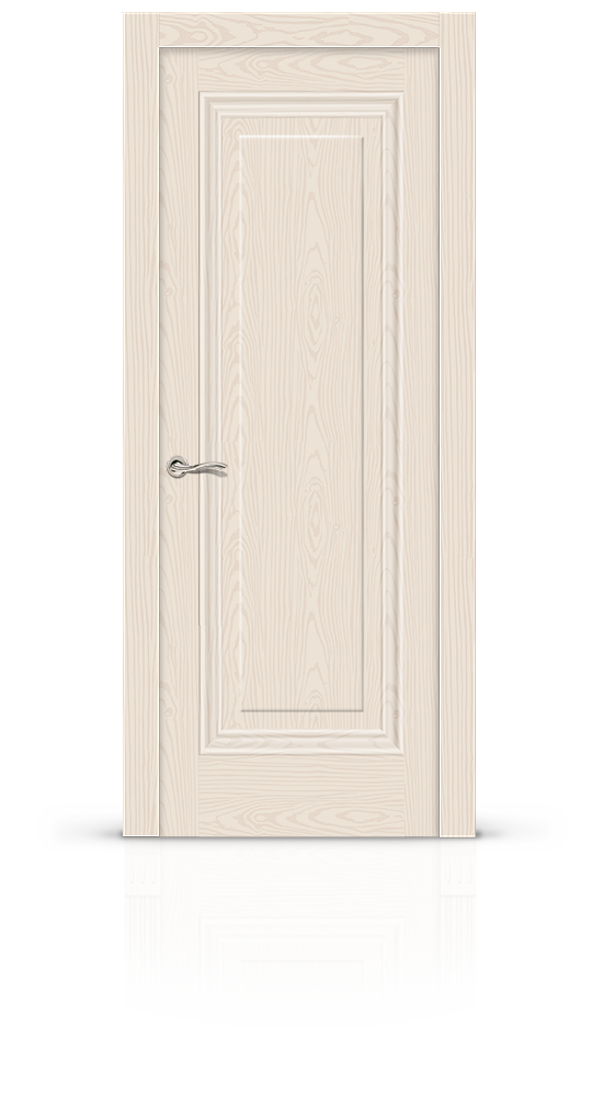 Межкомнатная дверь Элеганс-5 остекленная ясень крем 15902
