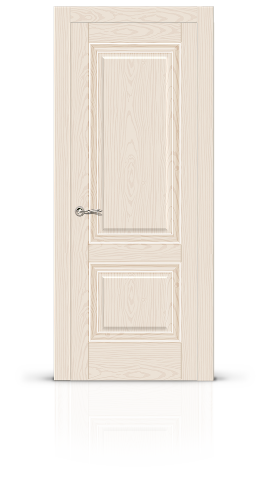 Межкомнатная дверь Элеганс-1 остекленная ясень крем 14869