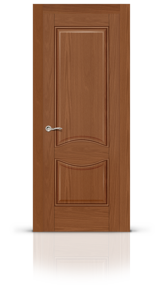 Межкомнатная дверь Онтарио остекленная американский орех 13993
