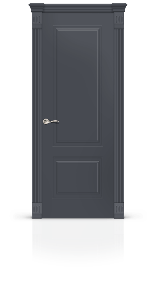 Межкомнатная дверь Вероник-1 остекленная эмаль ral 7024 23157