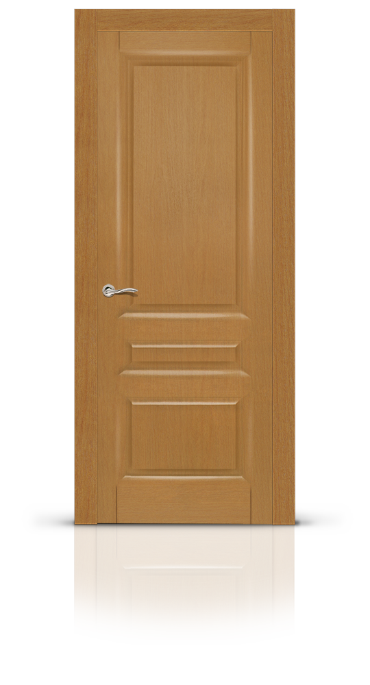 Межкомнатная дверь Малахит-2 Classic глухая светлый анегри 13567