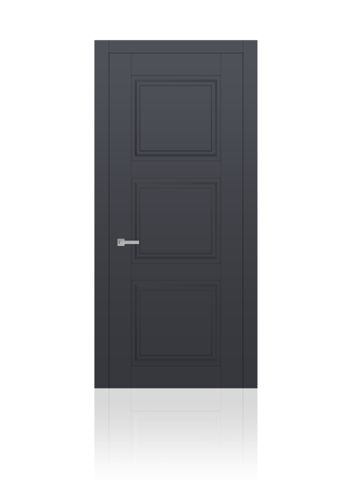 Межкомнатная дверь Сити стандарт глухая эмаль ral 7024 25136