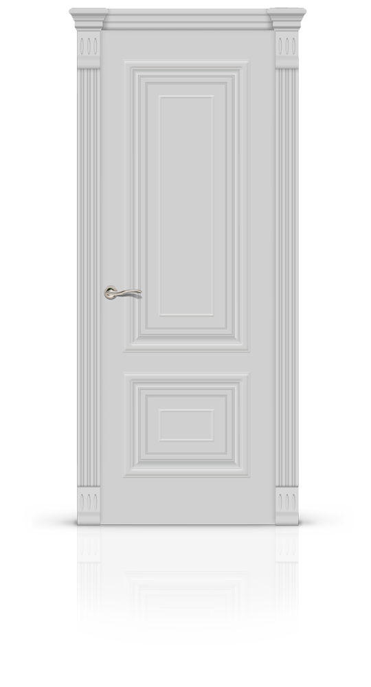 Межкомнатная дверь Мартель остекленная эмаль ral 7047 21056
