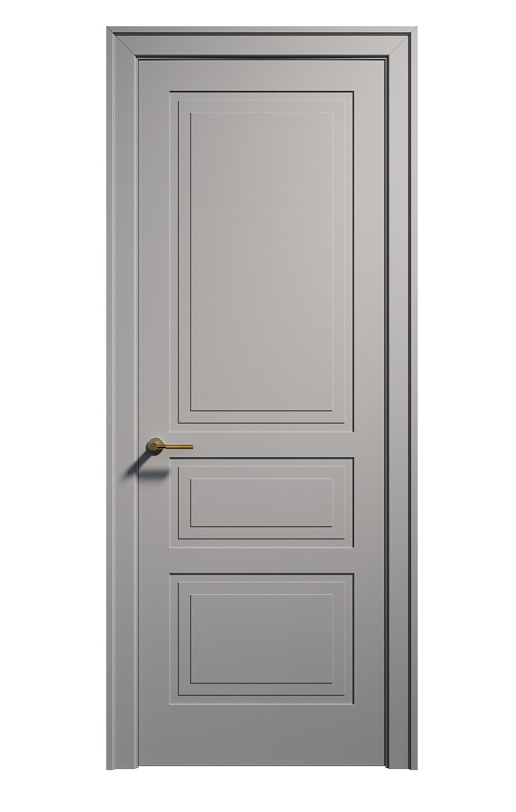 Межкомнатная дверь Статус-3 глухая эмаль ral 7040 26534