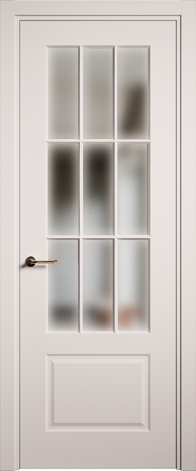 Межкомнатная дверь Олимп остекленная эмаль ral 9003 22963