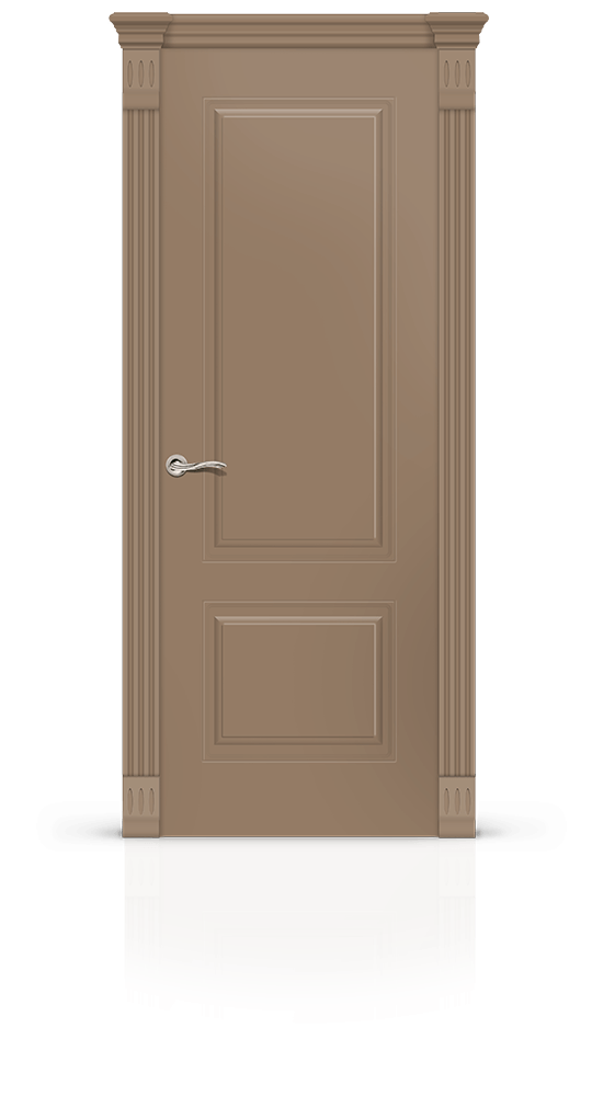 Межкомнатная дверь Вероник-1 остекленная эмаль ral 7040 23173
