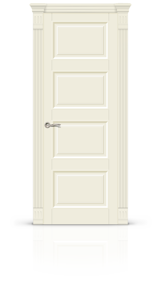 Межкомнатная дверь Венеция-4 глухая эмаль ral 9001 19674