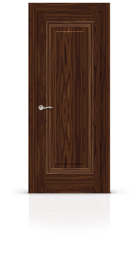 Межкомнатная дверь Элеганс-5 остекленная американский орех 15857