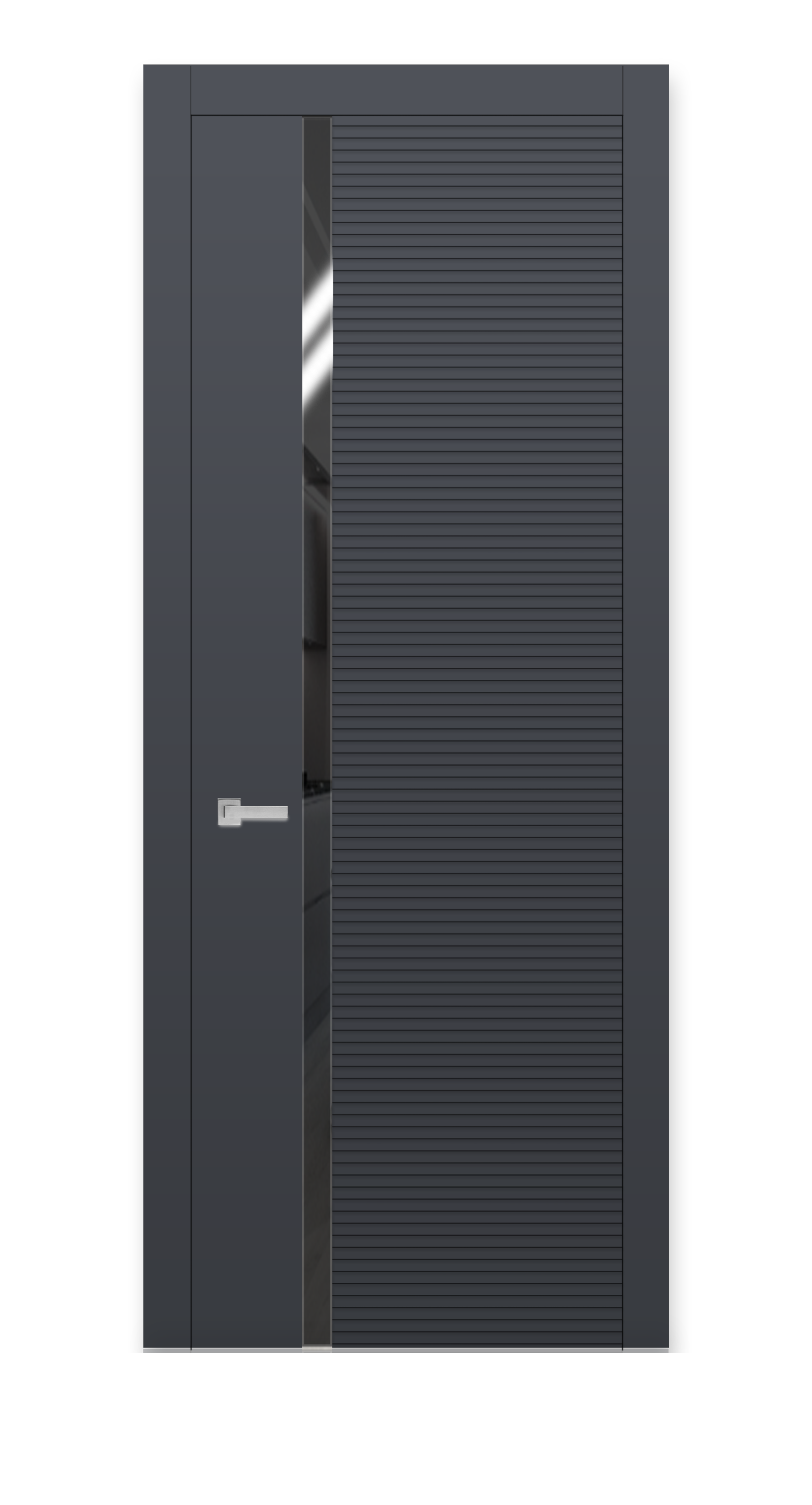 Межкомнатная дверь Урбан-2 остекленная эмаль ral 7024 24917