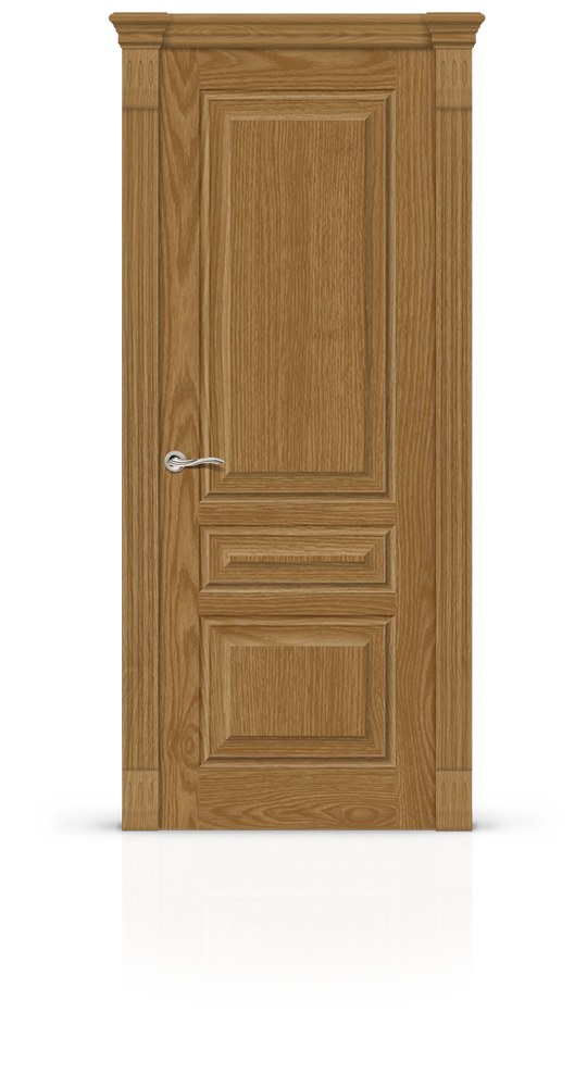 Межкомнатная дверь Малахит-2 New Profile остекленная дуб медовый 22181