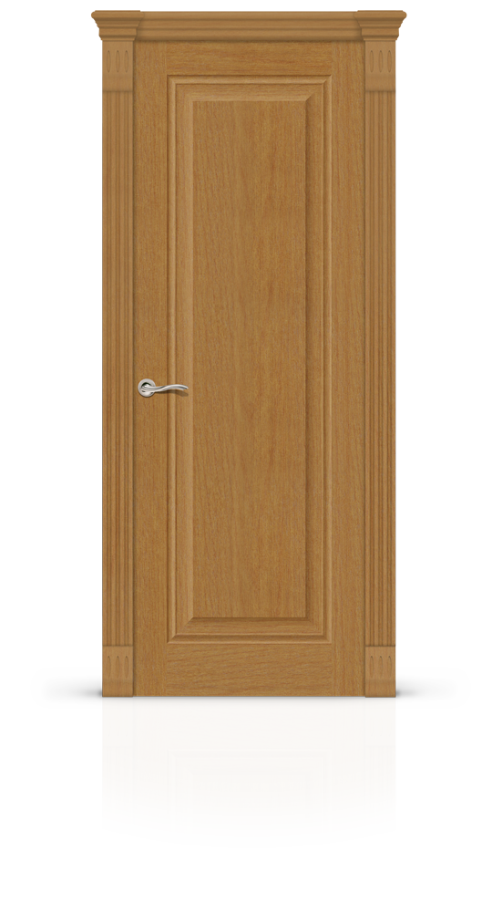 Межкомнатная дверь Малахит-4  остекленная светлый анегри 22377