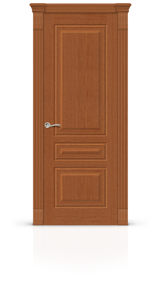 Межкомнатная дверь Малахит-2 глухая темный анегри 22133