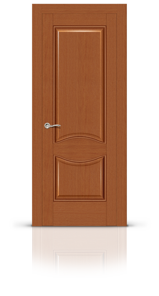 Межкомнатная дверь Онтарио остекленная темный анегри 13812