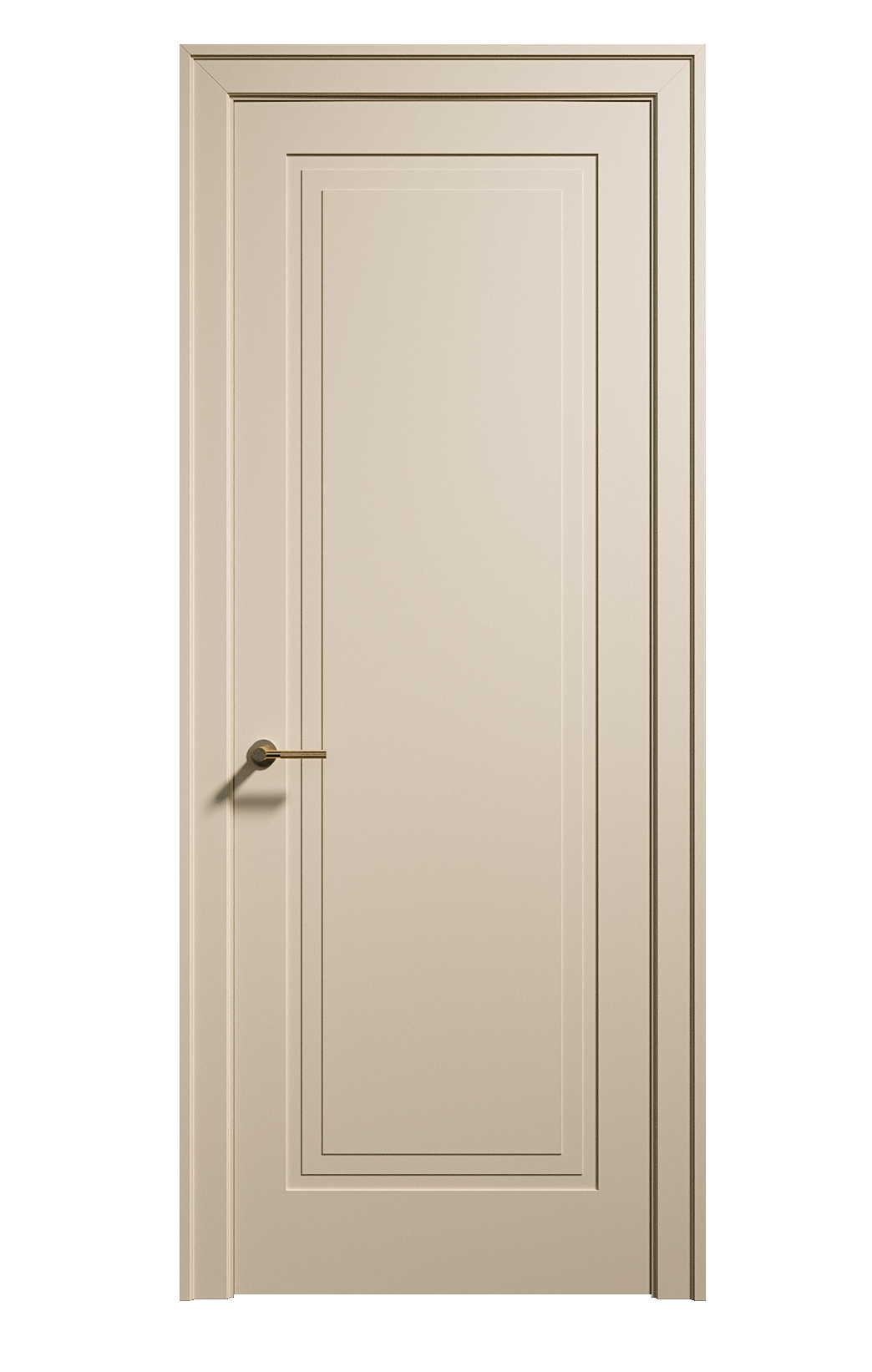 Межкомнатная дверь Статус-1 глухая эмаль ral 9001 25550