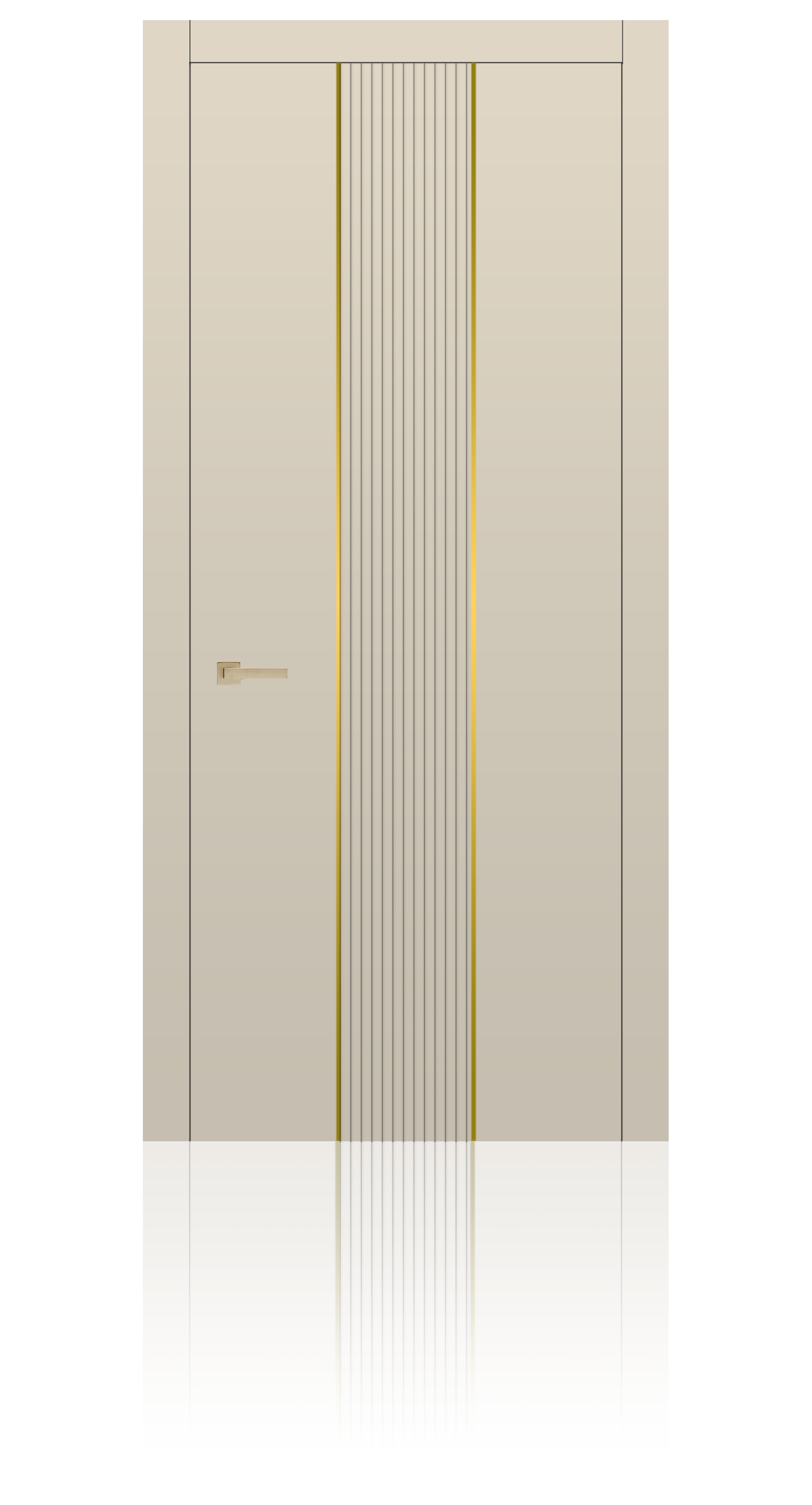 Межкомнатная дверь Урбан-4 глухая эмаль ral 1013 24957