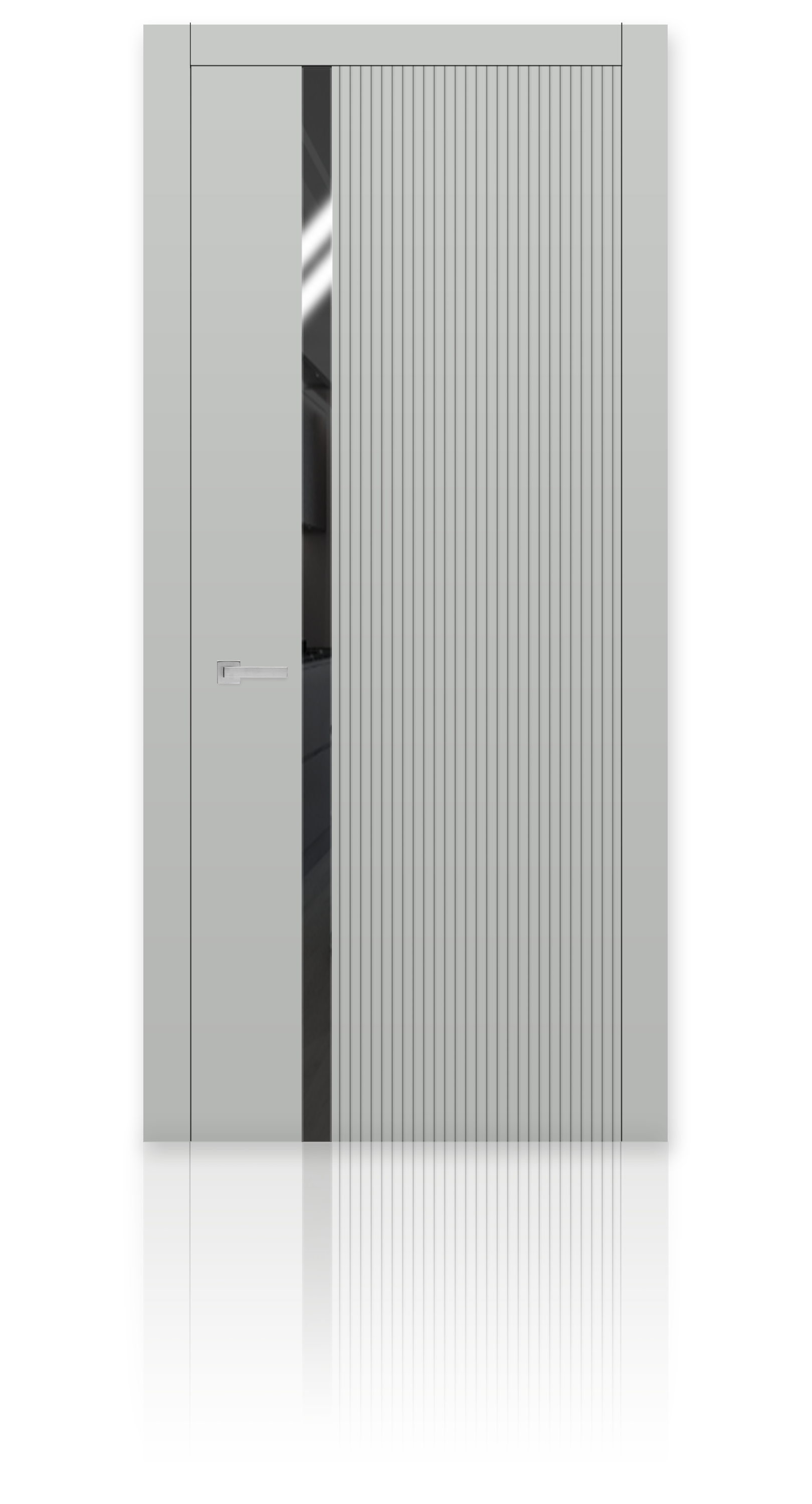 Межкомнатная дверь Урбан-3 остекленная эмаль ral 7035 24947