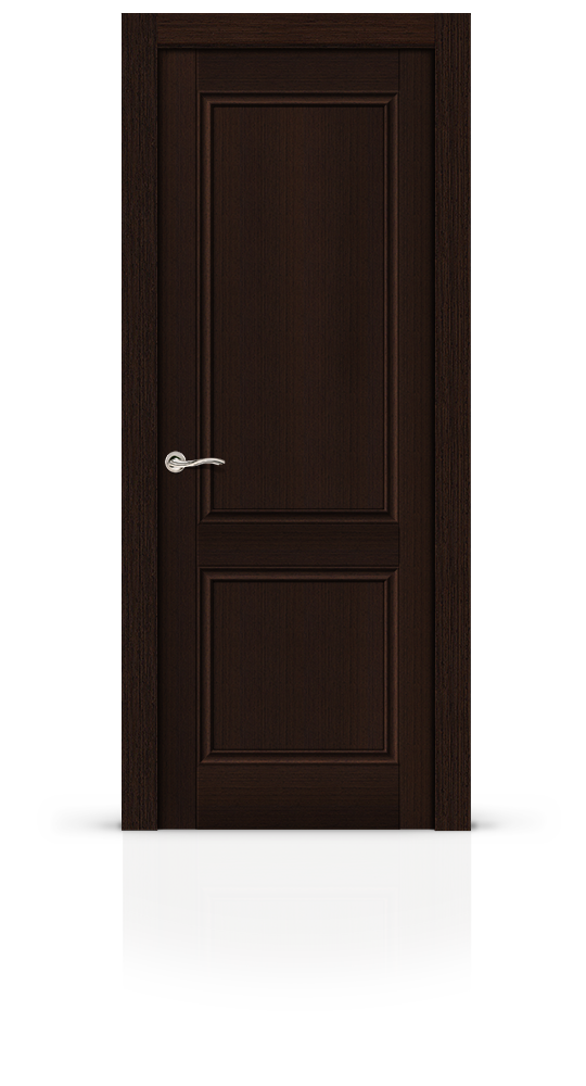 Межкомнатная дверь Энигма-1 остекленная экошпон венге 9643