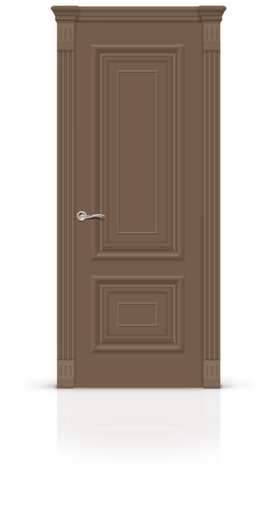 Межкомнатная дверь Мартель остекленная эмаль ncs 5010 21010