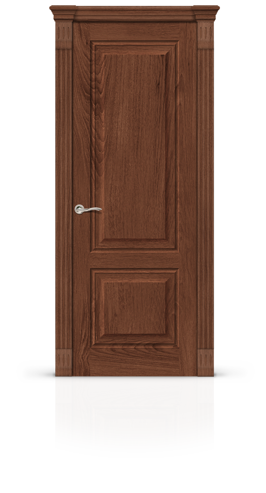 Межкомнатная дверь Малахит-1 глухая дуб миндаль 22085