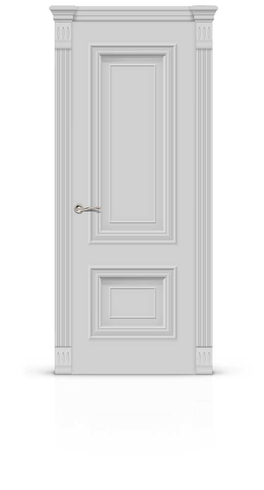 Межкомнатная дверь Мальта-1 остекленная эмаль ral 7047 21989