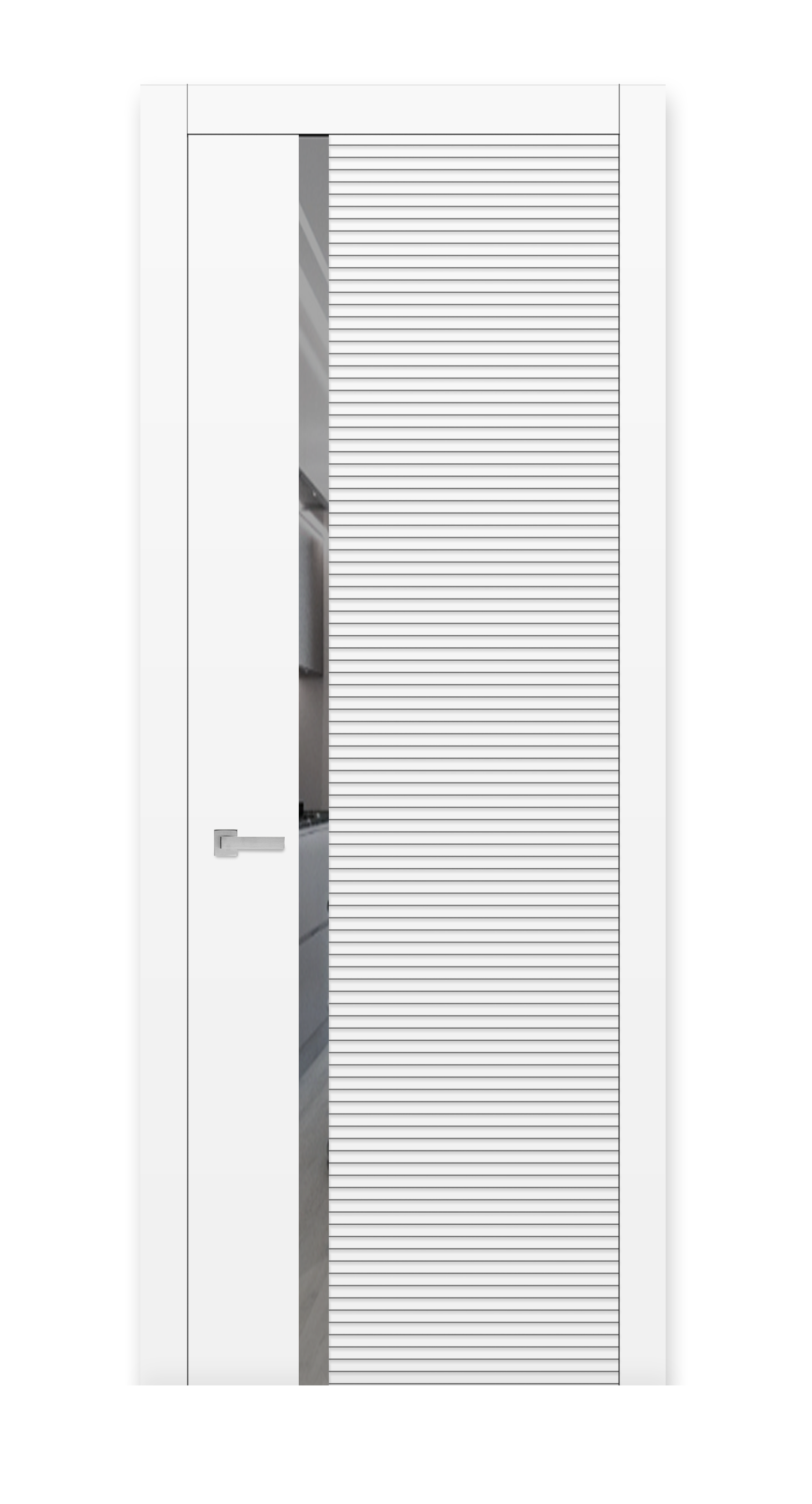 Межкомнатная дверь Урбан-2 остекленная эмаль ral 9003 24928