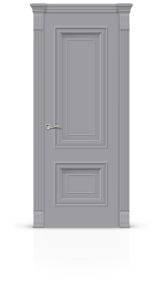 Межкомнатная дверь Мальта-1 остекленная эмаль ral 7040 21982