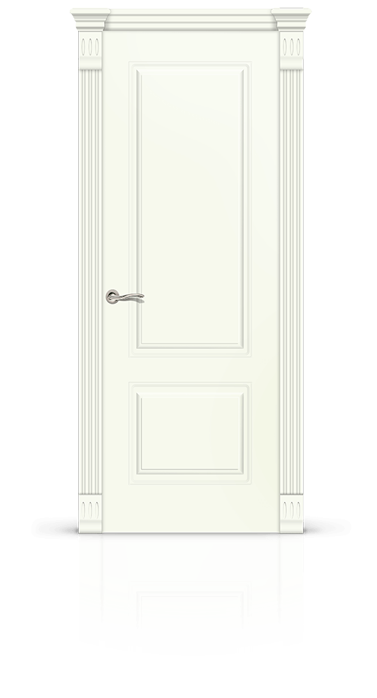 Межкомнатная дверь Вероник-1 остекленная эмаль ral 9010 23194