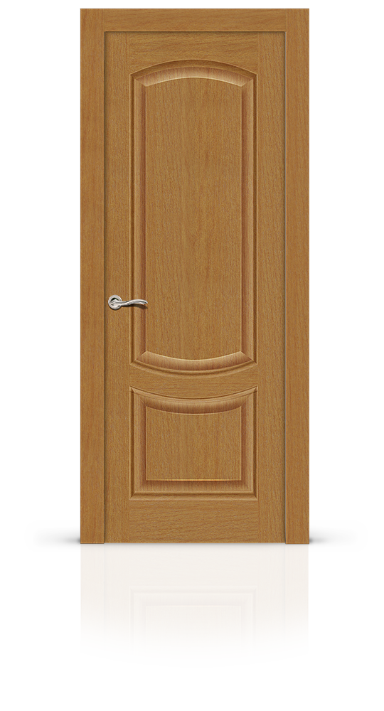 Межкомнатная дверь Калисто остекленная светлый анегри 11356