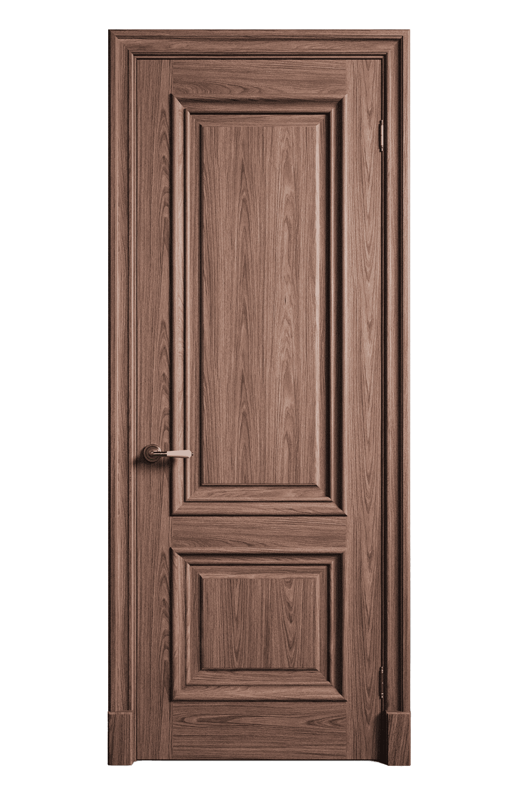 Межкомнатная дверь Элеганс-1 глухая американский орех 14580