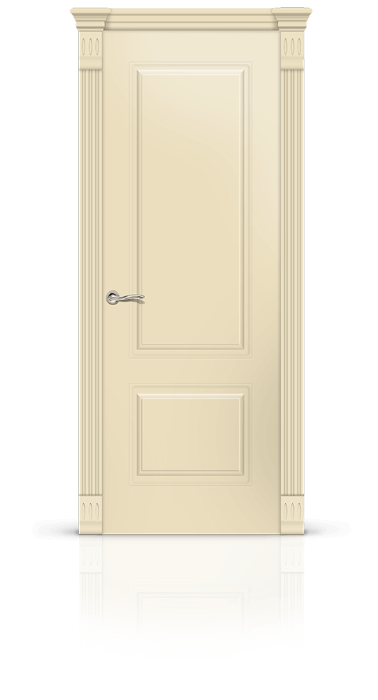 Межкомнатная дверь Вероник-1 остекленная эмаль ral 1015 23141
