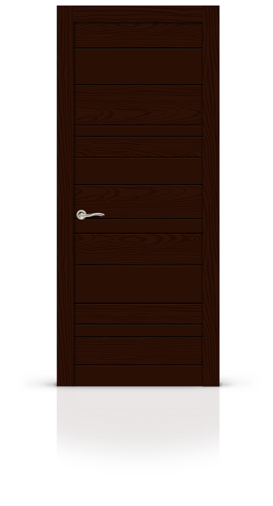 Межкомнатная дверь Лацио глухая ясень шоколад 19297