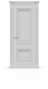 Межкомнатная дверь Мальта-1 остекленная эмаль ral 7047 21994