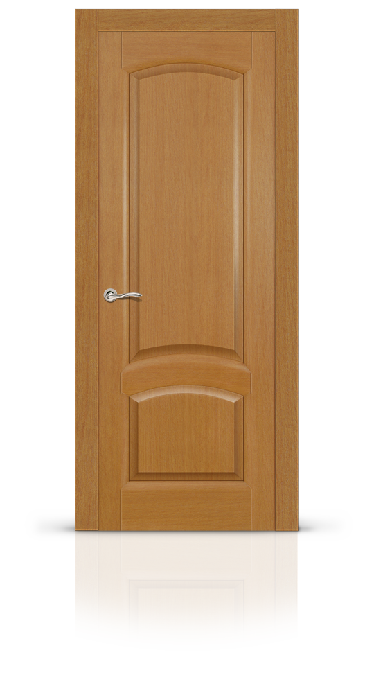 Межкомнатная дверь Александрит остекленная светлый анегри 19009