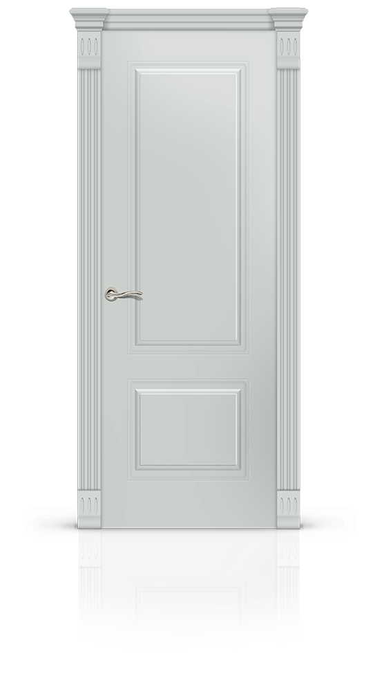 Межкомнатная дверь Вероник-1 остекленная эмаль ral 7035 23163