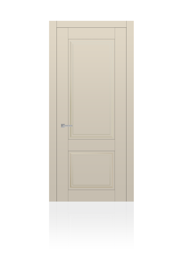 Межкомнатная дверь Сити стандарт глухая эмаль ral 1013 25128