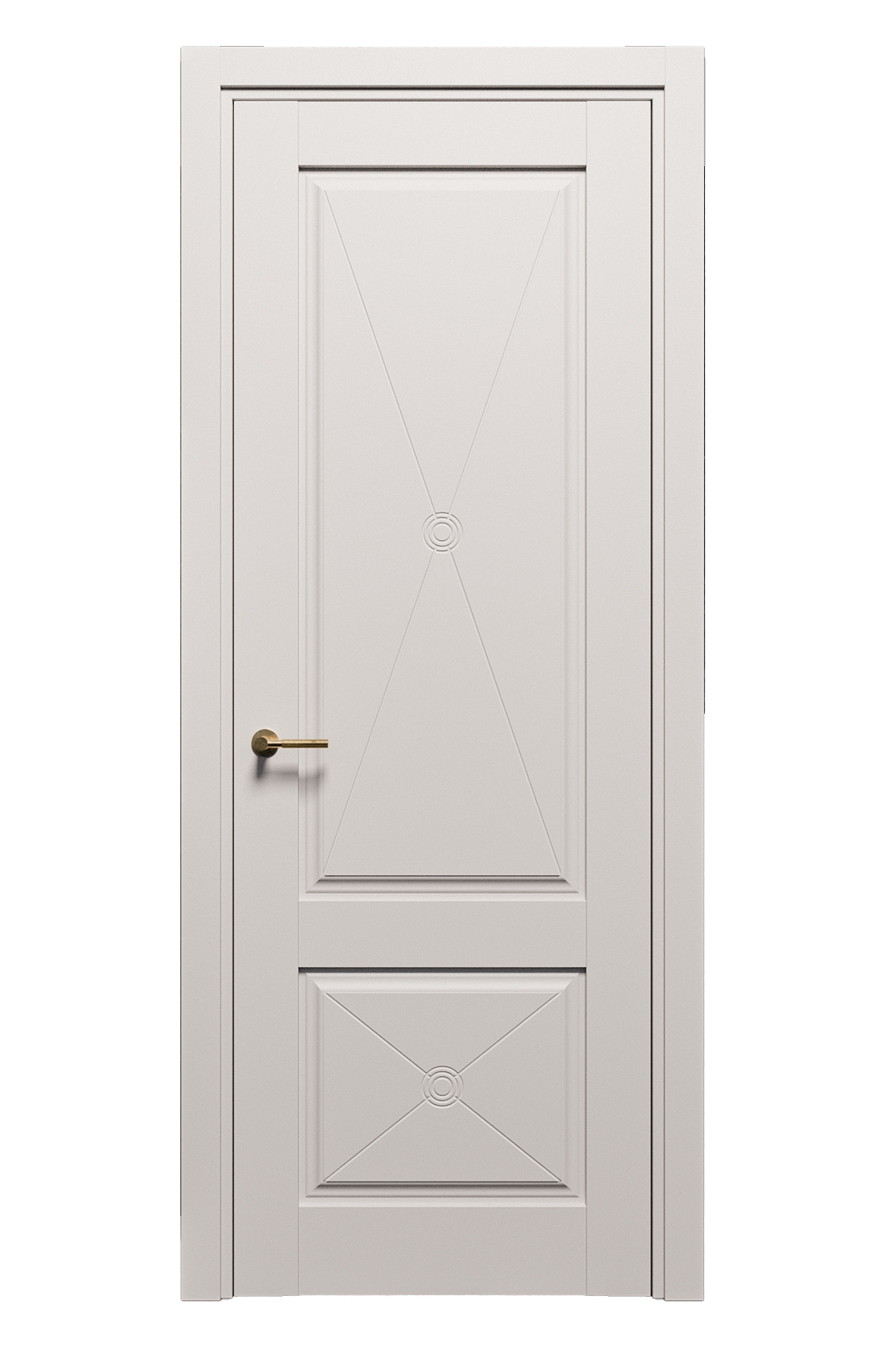 Межкомнатная дверь Сити X-design глухая эмаль ral 9003 25191