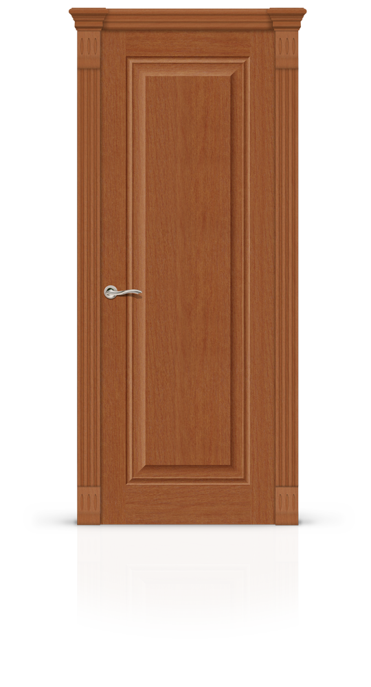 Межкомнатная дверь Малахит-4  остекленная темный анегри 22381