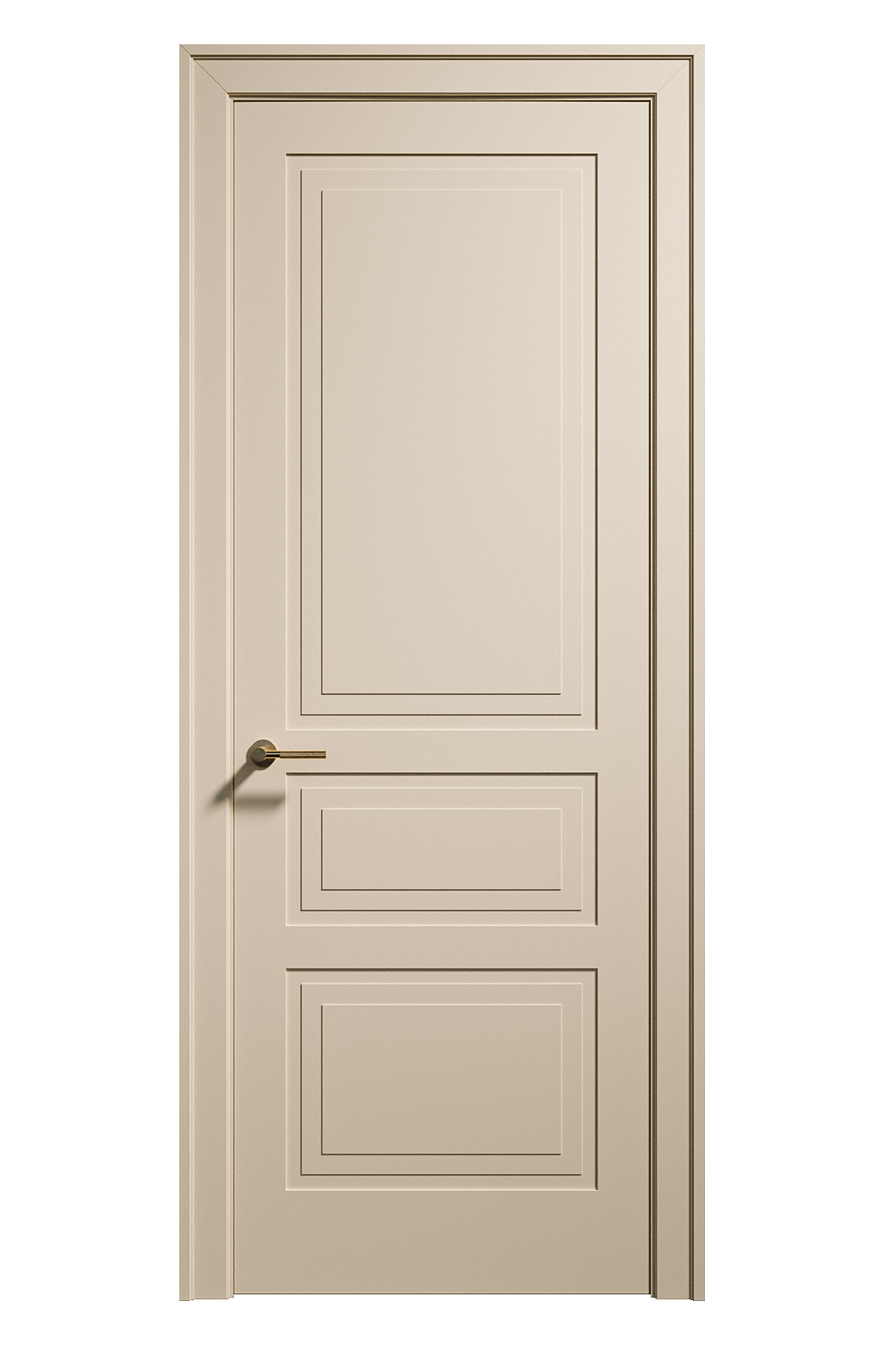 Межкомнатная дверь Статус-3 глухая эмаль ral 9001 26522