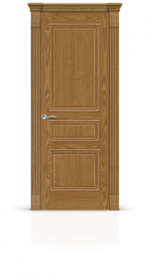 Межкомнатная дверь Лувр-2 остекленная дуб медовый 20837