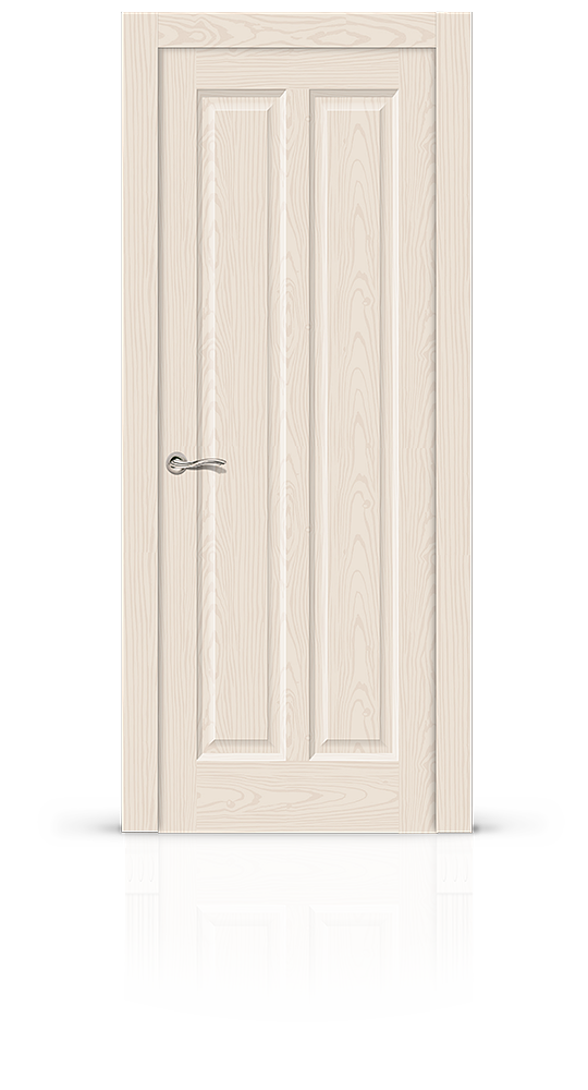 Межкомнатная дверь Крит-2 остекленная ясень крем 11844