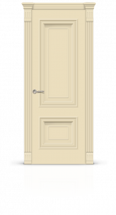 Межкомнатная дверь Мальта-1 остекленная эмаль ral 1015 21891