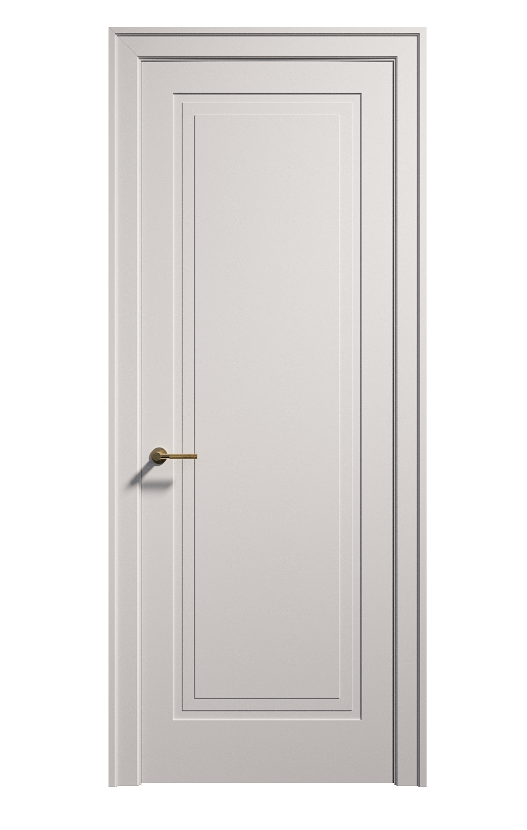 Межкомнатная дверь Статус-1 глухая эмаль ral 9003 25589