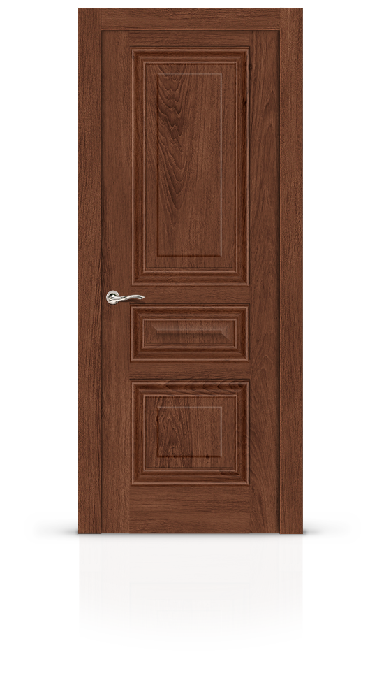 Межкомнатная дверь Элеганс-3 остекленная дуб миндаль 15690