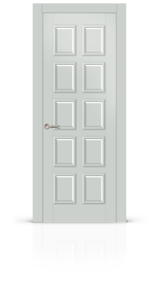 Межкомнатная дверь Ориан остекленная эмаль ral 7035 11222