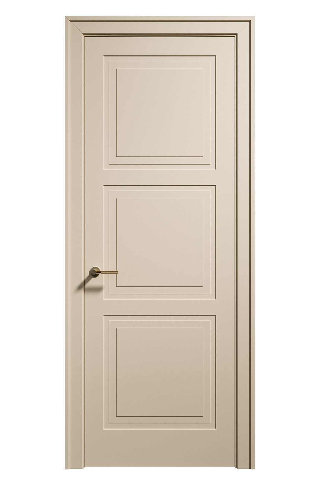 Межкомнатная дверь Статус-5 глухая эмаль ral 9001 26719