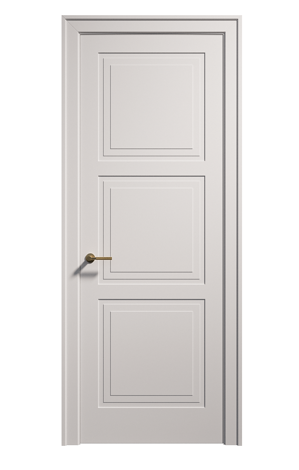 Межкомнатная дверь Статус-5 глухая эмаль ral 9003 26743