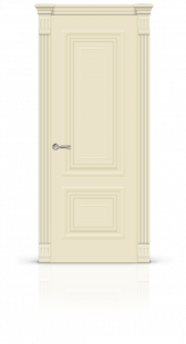 Межкомнатная дверь Мартель остекленная эмаль ral 1013 21014