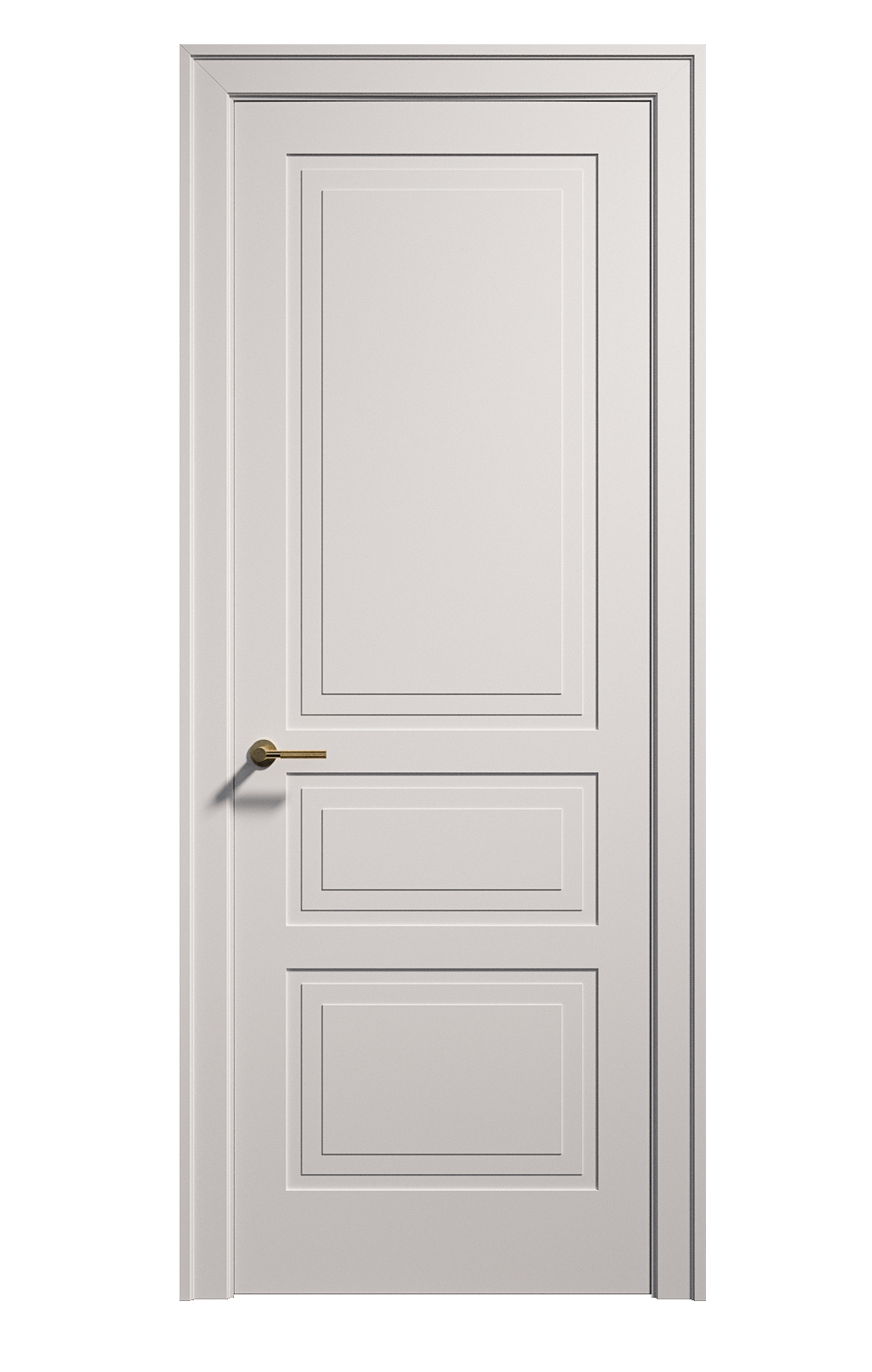 Межкомнатная дверь Статус-3 глухая эмаль ral 9003 26546