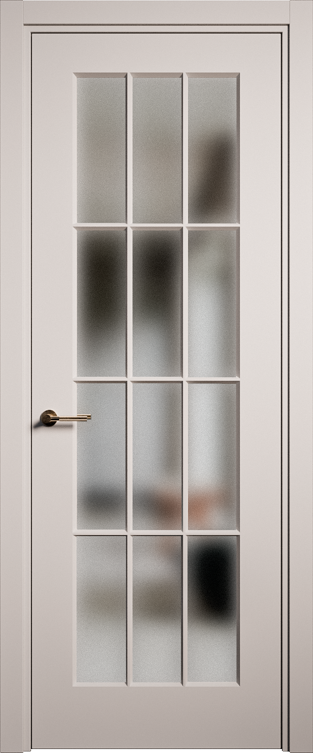 Межкомнатная дверь Олимп-2 остекленная эмаль ral 7047 23005